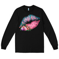 Black Eared Turquoise Pink Easter Lips Long Sleeve Tee - Bettercallsaul