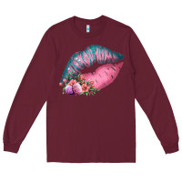 Burgundy Eared Turquoise Pink Easter Lips Long Sleeve Tee - Bettercallsaul