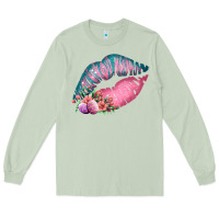 Matcha Eared Turquoise Pink Easter Lips Long Sleeve Tee - Bettercallsaul
