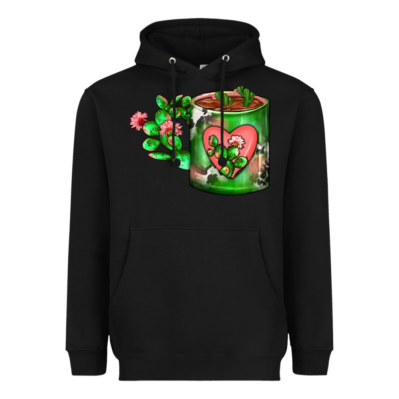 Cactus Coffee Cup Heavyweight Hoodie by FaDigitalArtStudio | Teevron