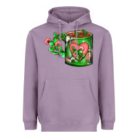 Lavender Cactus Coffee cup Heavyweight Hoodie - FaDigitalArtStudio