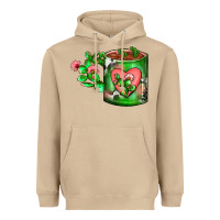 Mushroom Cactus Coffee cup Heavyweight Hoodie - FaDigitalArtStudio