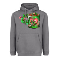 Storm Cactus Coffee cup Heavyweight Hoodie - FaDigitalArtStudio