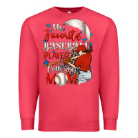Cardinal My favorite baseball player calls me mom Premium Sweatshirt - FaDigitalArtStudio