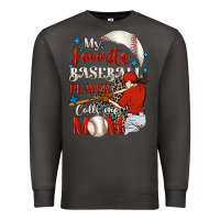 Smoke My favorite baseball player calls me mom Premium Sweatshirt - FaDigitalArtStudio