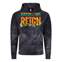 Cloud Black LGBTQ+ Rainbows Reign Vintage Hoodie - BundleAndBundleShop