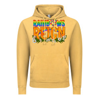 Vintage Mustard LGBTQ+ Rainbows Reign Vintage Hoodie - BundleAndBundleShop