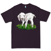 Plum Baby Angora Goat Premium Tee - LillyAllenDesigns