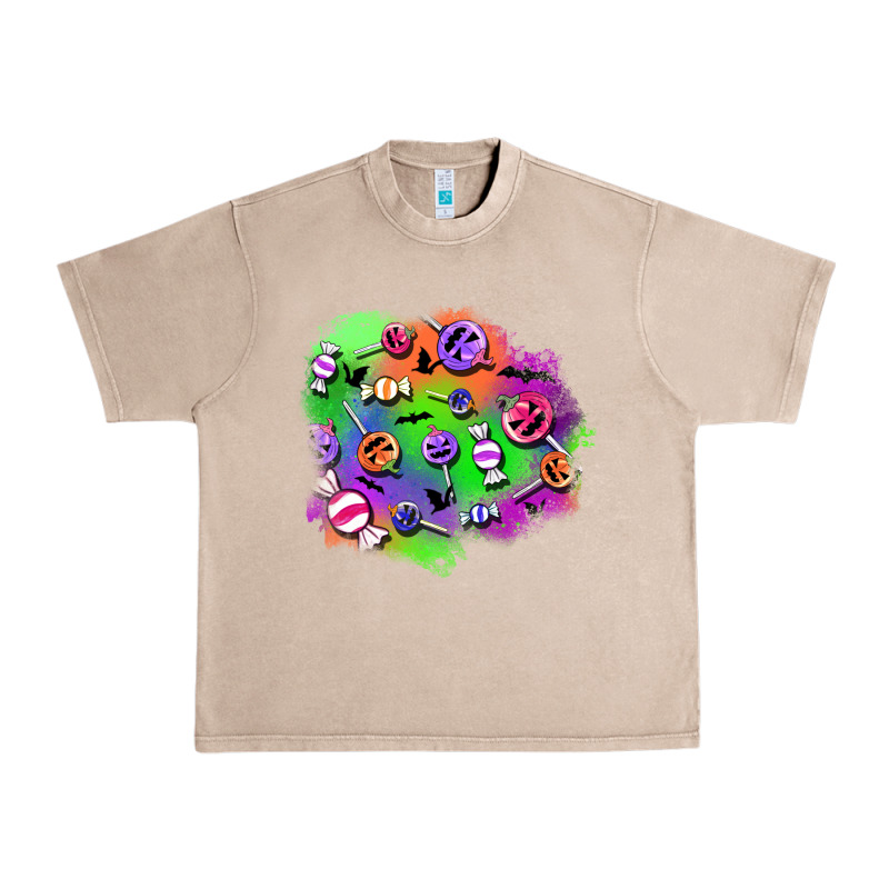 Halloween Candy Patches Urban Heavy Tee by BundleAndBundleShop | Teevron