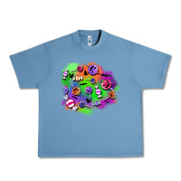 Pebble Blue halloween candy patches Urban Heavy Tee - BundleAndBundleShop