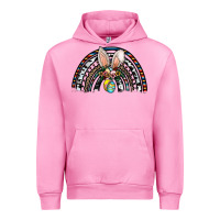 Fuchsia Pink easter rainbow Urban Hoodie - CowhideDigitalArt