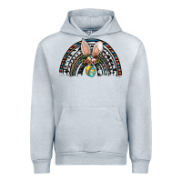 Heather Grey easter rainbow Urban Hoodie - CowhideDigitalArt