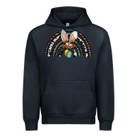 Navy easter rainbow Urban Hoodie - CowhideDigitalArt