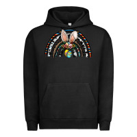 Pigment Black easter rainbow Urban Hoodie - CowhideDigitalArt