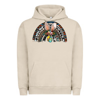 Pigment French Oak easter rainbow Urban Hoodie - CowhideDigitalArt
