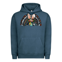 Pigment Midnight Navy easter rainbow Urban Hoodie - CowhideDigitalArt