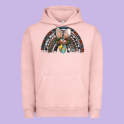 Easter Rainbow Urban Hoodie Designed By Cowhidedigitalart