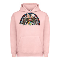Pigment Salmon easter rainbow Urban Hoodie - CowhideDigitalArt