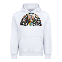 White easter rainbow Urban Hoodie - CowhideDigitalArt