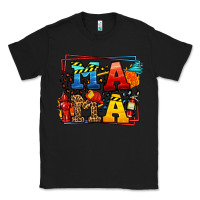 Black leopard frame firefighter mama Mother's Day Classic Tee - LillyAllenDesigns