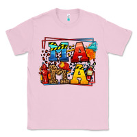 Bubblegum Pink leopard frame firefighter mama Mother's Day Classic Tee - LillyAllenDesigns