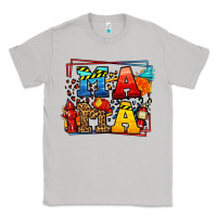 Moon Dust leopard frame firefighter mama Mother's Day Classic Tee - LillyAllenDesigns