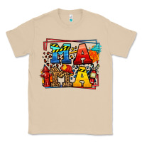 Mushroom leopard frame firefighter mama Mother's Day Classic Tee - LillyAllenDesigns