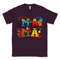 Plum leopard frame firefighter mama Mother's Day Classic Tee - LillyAllenDesigns