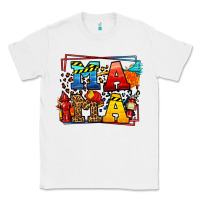 White leopard frame firefighter mama Mother's Day Classic Tee - LillyAllenDesigns