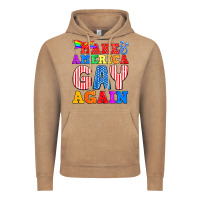 Vintage Coffee Make America Gay Again Vintage Hoodie - BundleAndBundleShop