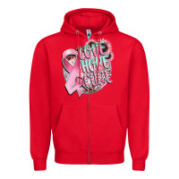 Love Hope Cure Zipper Hoodie | Teevron