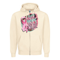 Sandshell love hope cure Zipper Hoodie - CowGirlArtShop