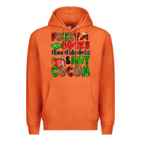 Carrot fuzzy socks flannel blankets and hot cocoa Premium Hoodie - OliviaCreatesArt