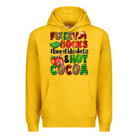 Lemon fuzzy socks flannel blankets and hot cocoa Premium Hoodie - OliviaCreatesArt