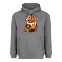 Storm Halloween Jack O Lantern Bobba Cup Heavyweight Hoodie - FaDigitalArtStudio