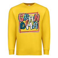 Lemon 4th of July grandma with lightning bolt Premium Sweatshirt - FaDigitalArtStudio