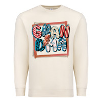 Sandshell 4th of July grandma with lightning bolt Premium Sweatshirt - FaDigitalArtStudio