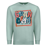 Seafoam 4th of July grandma with lightning bolt Premium Sweatshirt - FaDigitalArtStudio