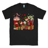 Black Elf Coffee Cups Christmas Classic Tee - BundleAndBundleShop