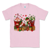 Bubblegum Pink Elf Coffee Cups Christmas Classic Tee - BundleAndBundleShop