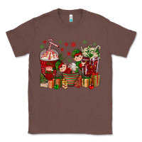 Chestnut Elf Coffee Cups Christmas Classic Tee - BundleAndBundleShop