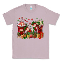 Lilac Elf Coffee Cups Christmas Classic Tee - BundleAndBundleShop