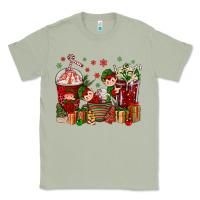 Matcha Elf Coffee Cups Christmas Classic Tee - BundleAndBundleShop