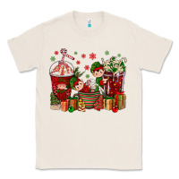 Natural Elf Coffee Cups Christmas Classic Tee - BundleAndBundleShop