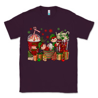 Plum Elf Coffee Cups Christmas Classic Tee - BundleAndBundleShop