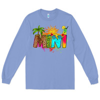 Colony Blue summer mini Long Sleeve Tee - RanaPortraitStore