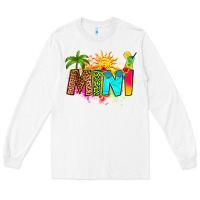 White summer mini Long Sleeve Tee - RanaPortraitStore
