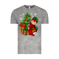 Cloud Rock Santa's Elf Christmas Vintage Tee - BundleAndBundleShop