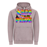 Vintage Zinc Western LGBTQ+ Ride With Pride Vintage Hoodie - BundleAndBundleShop