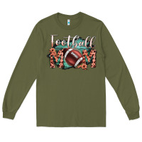 Army Green Football Mom Long Sleeve Tee - Bettercallsaul